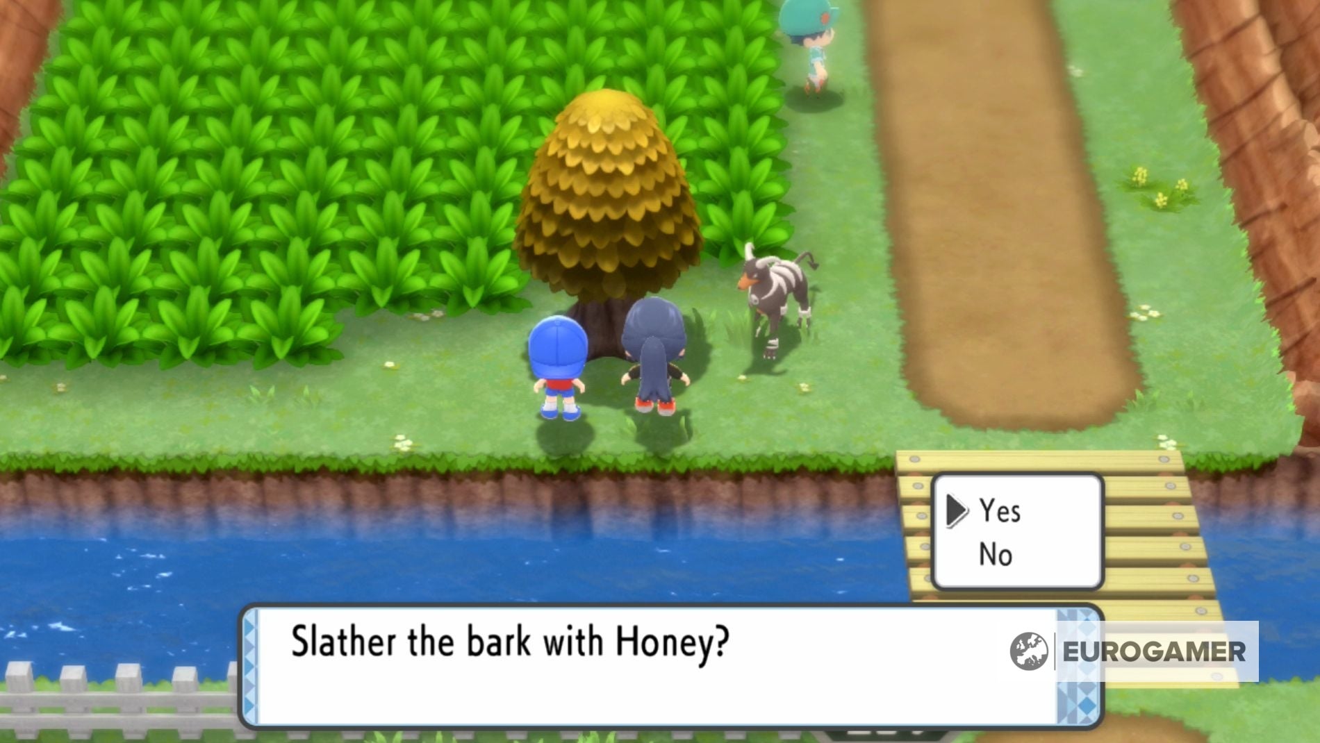 Honey tree Pokémon spawn list and wait time in Pokémon Brilliant